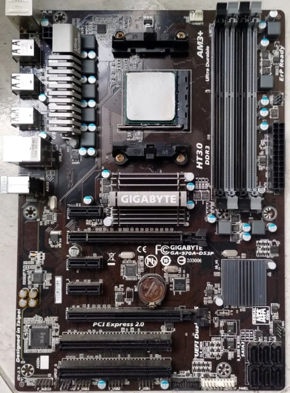 Ga 970a Amd Am3+ Motherboard Placa Mãe AMD Socket Am3+ Modelo GA