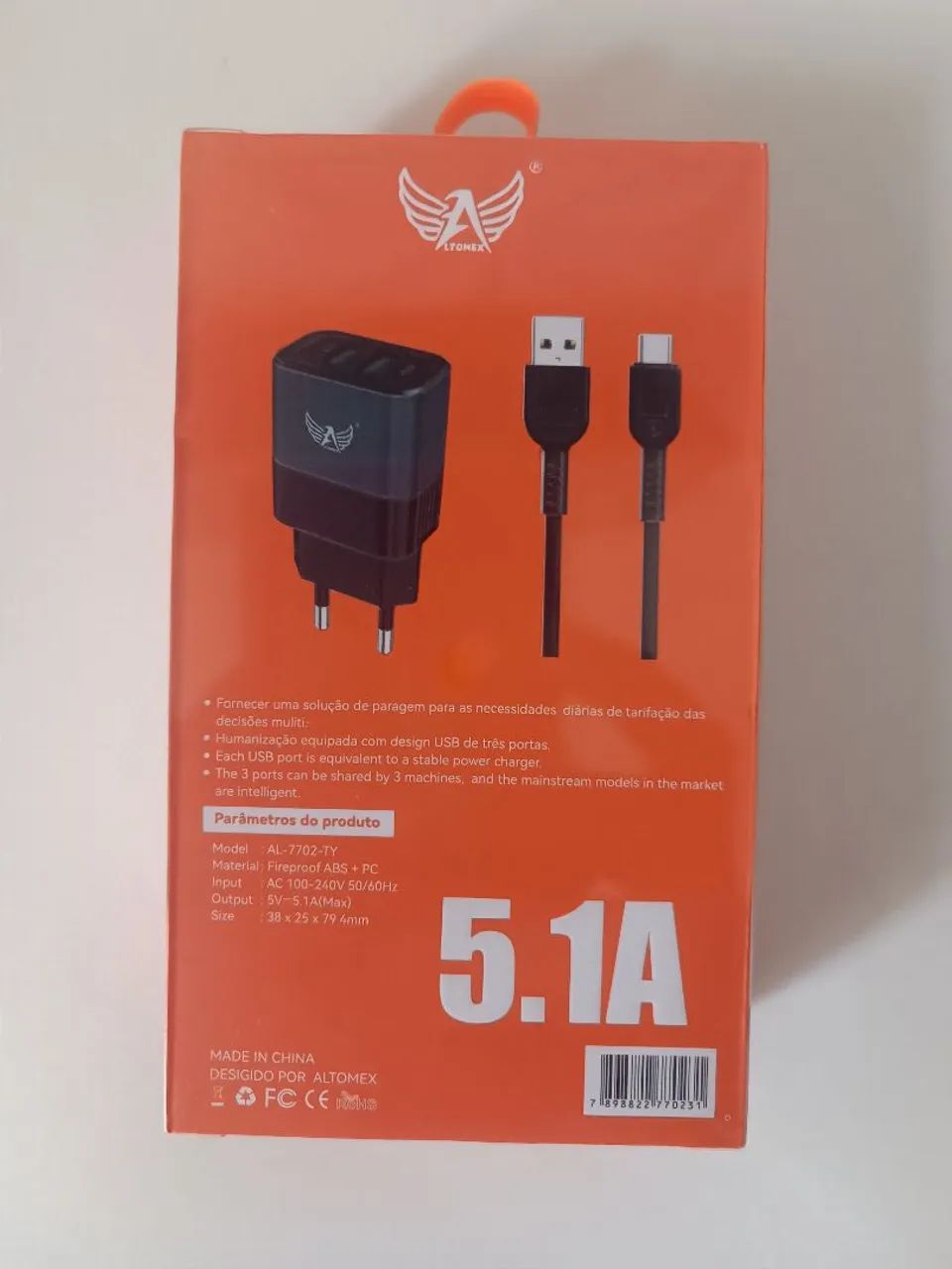 Carregador Turbo Typo C + Fone Bluetooth S6 - Foto 3