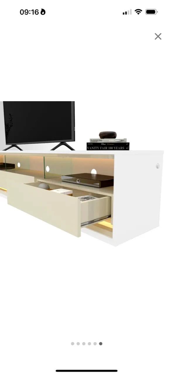 Rack branco para tvs de até 75?