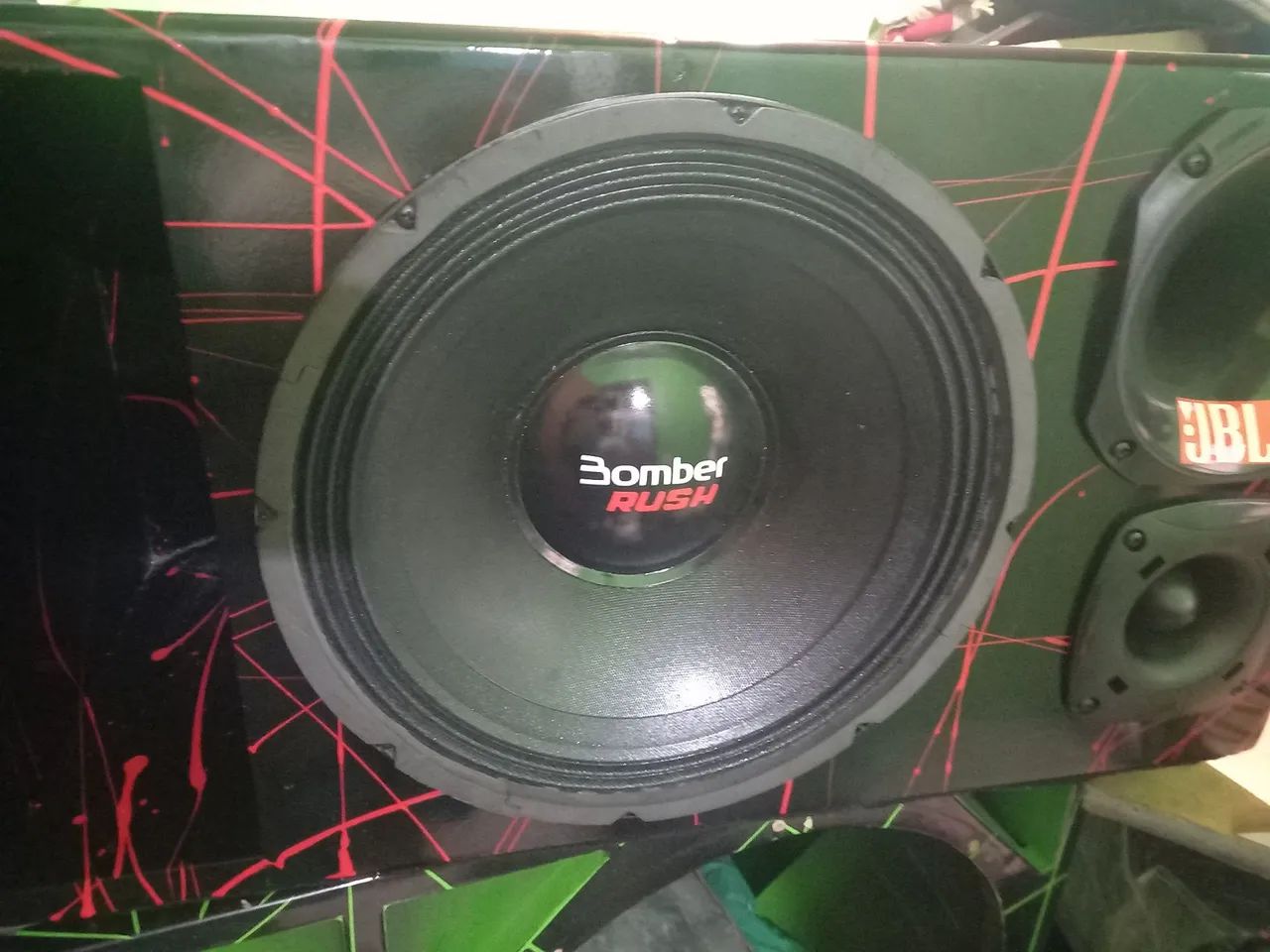 Caixa trio pancadão bomber RUSH jbl cone seco  - Foto 2