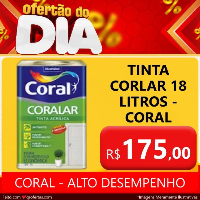 TINTA CORALAR LATA 18 LITROS - CORAL  - Foto 3