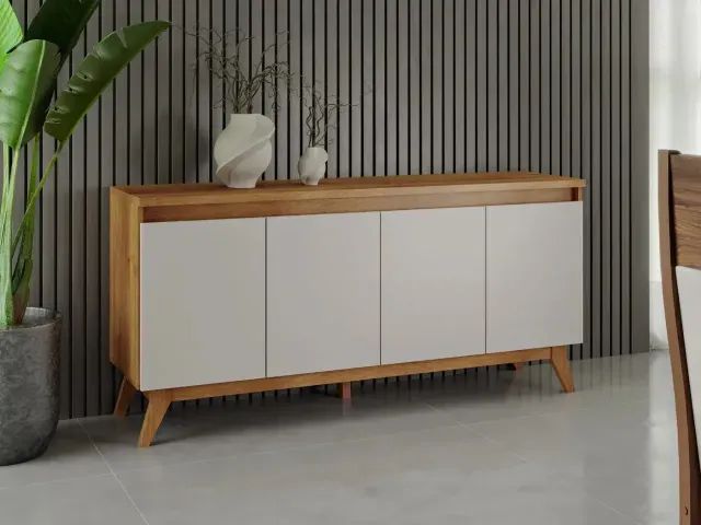 Buffet Flip Mel/Off White (entrega grátis)