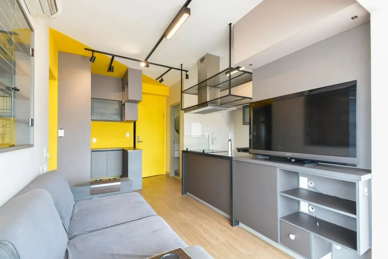 Apartamento tipo para venda com 1 quarto, sendo 1 suíte, 48m² - Foto 4