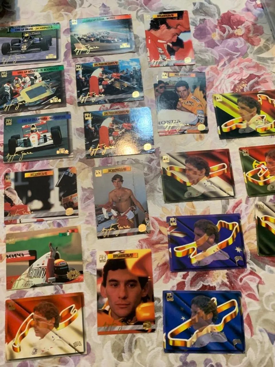 cards cartas colecionáveis ayrton senna - perfil de um herói (1995