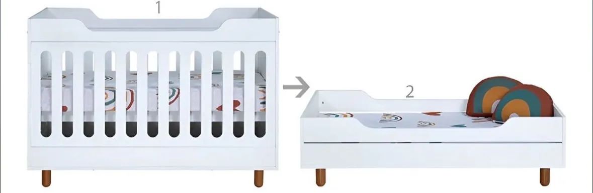 Berço que vira cama - alta qualidade - Foto 2