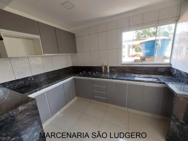 Armário Cozinha Mdf Cinza - Foto 2