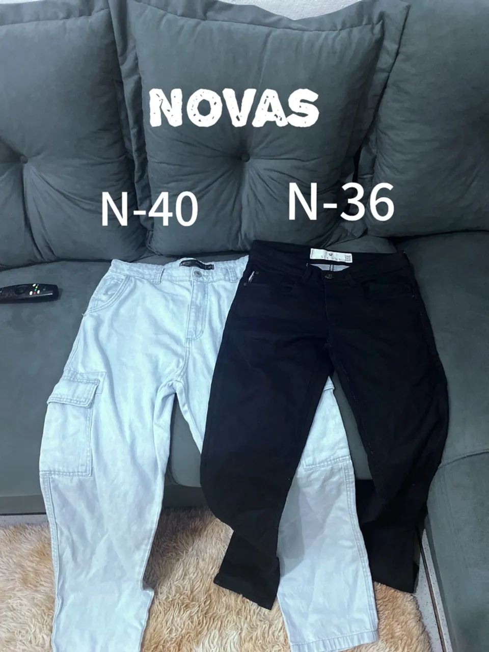 Calças Jeans Novas - N-40 e N-36
