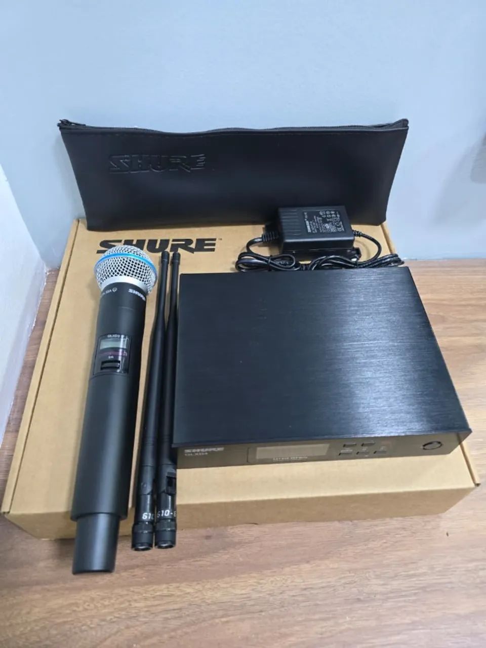 MICROFONE SEM FIO SHURE QLXD4 BETA 58A - Foto 2