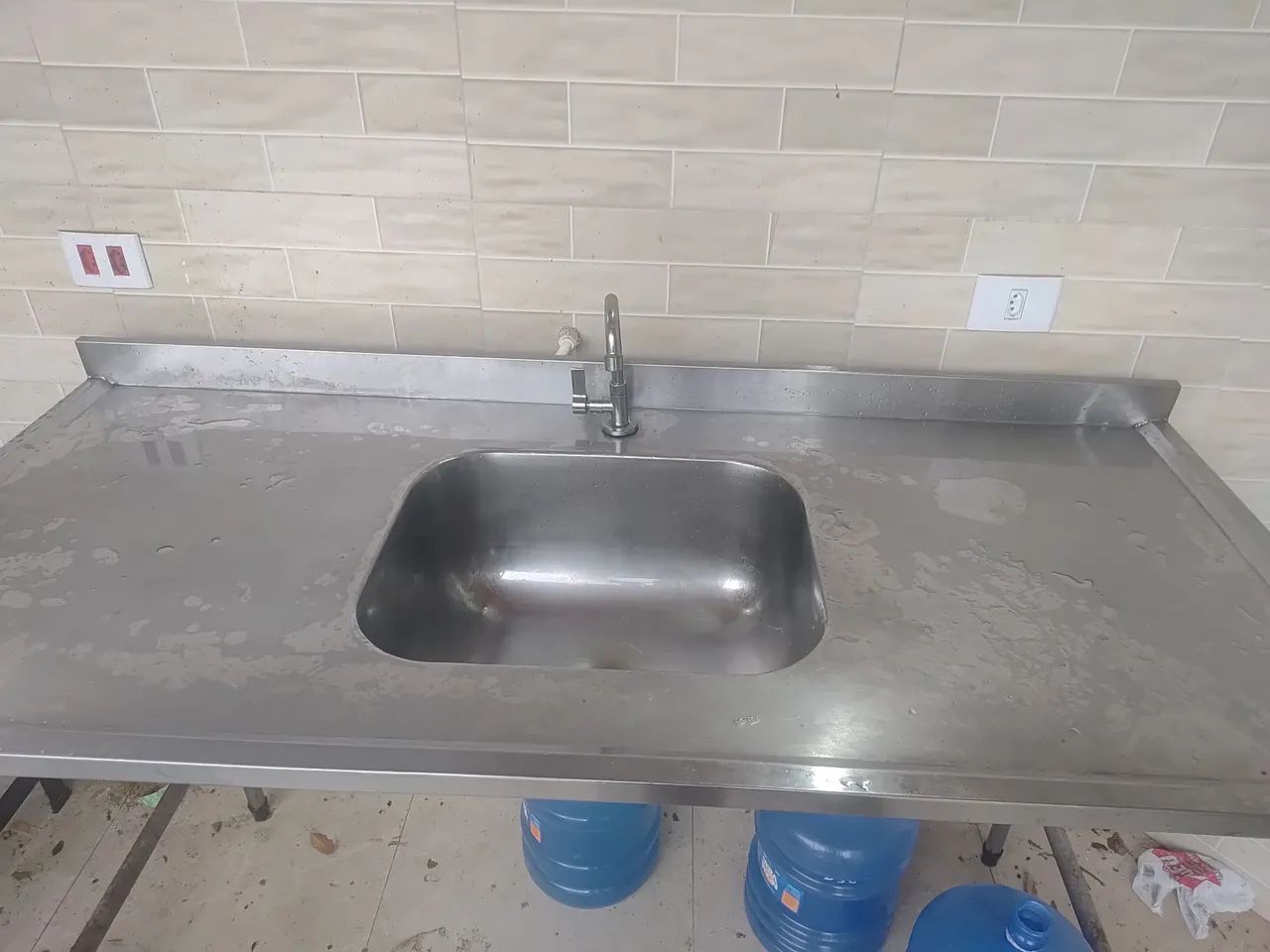Pia de inox industrial 