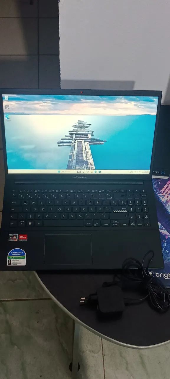 Notebook Asus Vivobook Ryzen 5 7520u 8GB 256GB 15.6" Até 18x Entrego Anápolis Goiânia<br>
