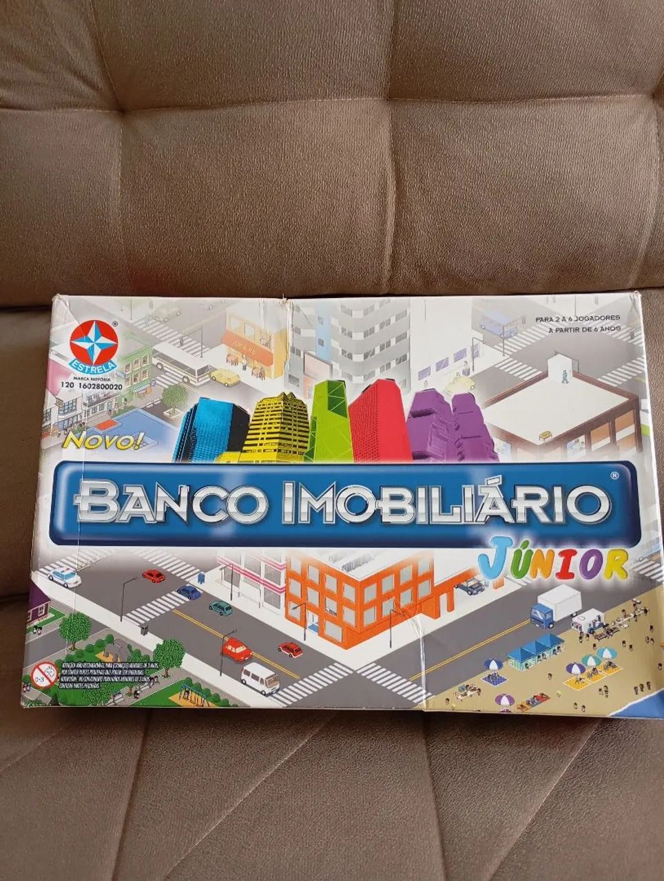 Banco Imobiliário Júnior jogo de tabuleiro 