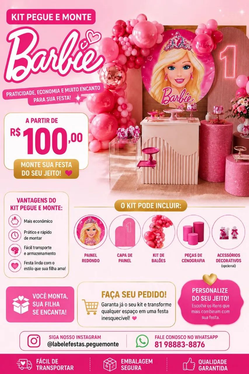 Decoração e pegue e monte