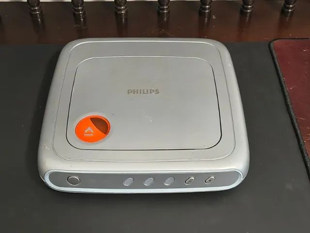 DVD CD Player Philips DVP4000 Som Antigo Vintage p/ Conserto ou Peças