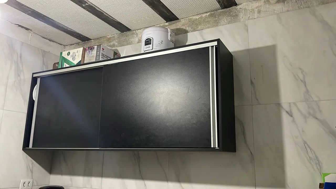 Armário de parede em bloco forte de mdf