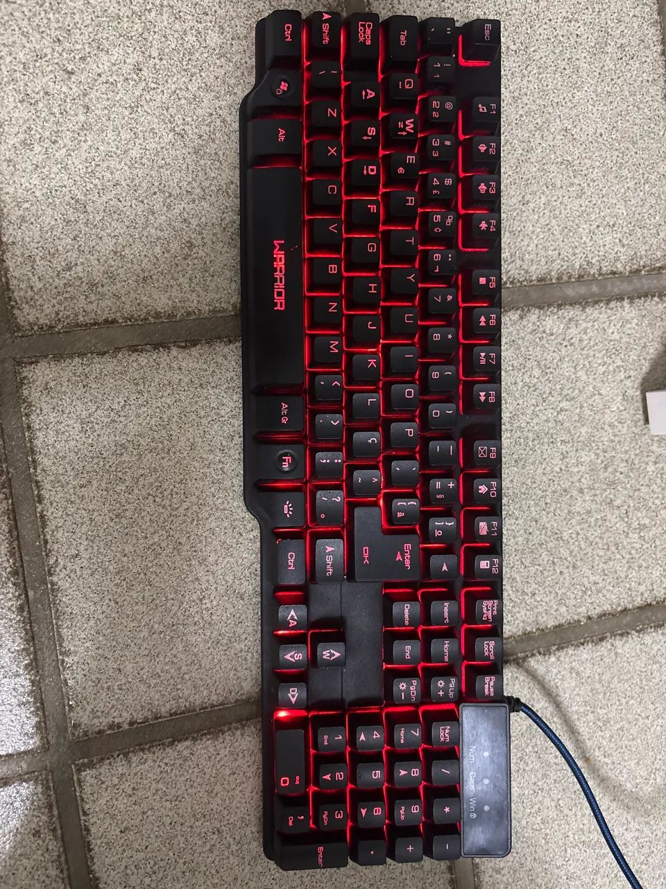 Teclado Semi- mecânico warrior - Foto 3