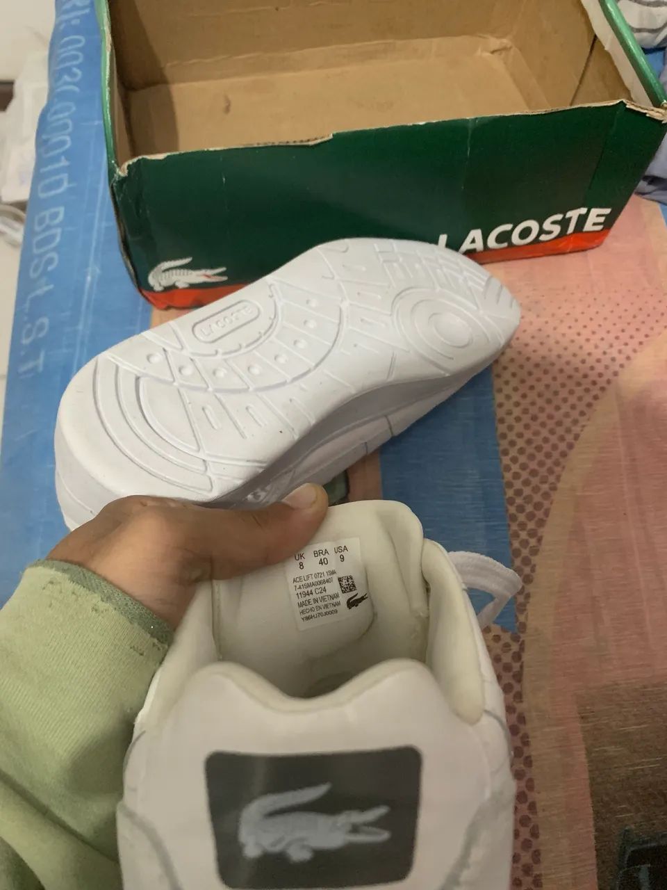 tênis lacoste 40 branco - Foto 4