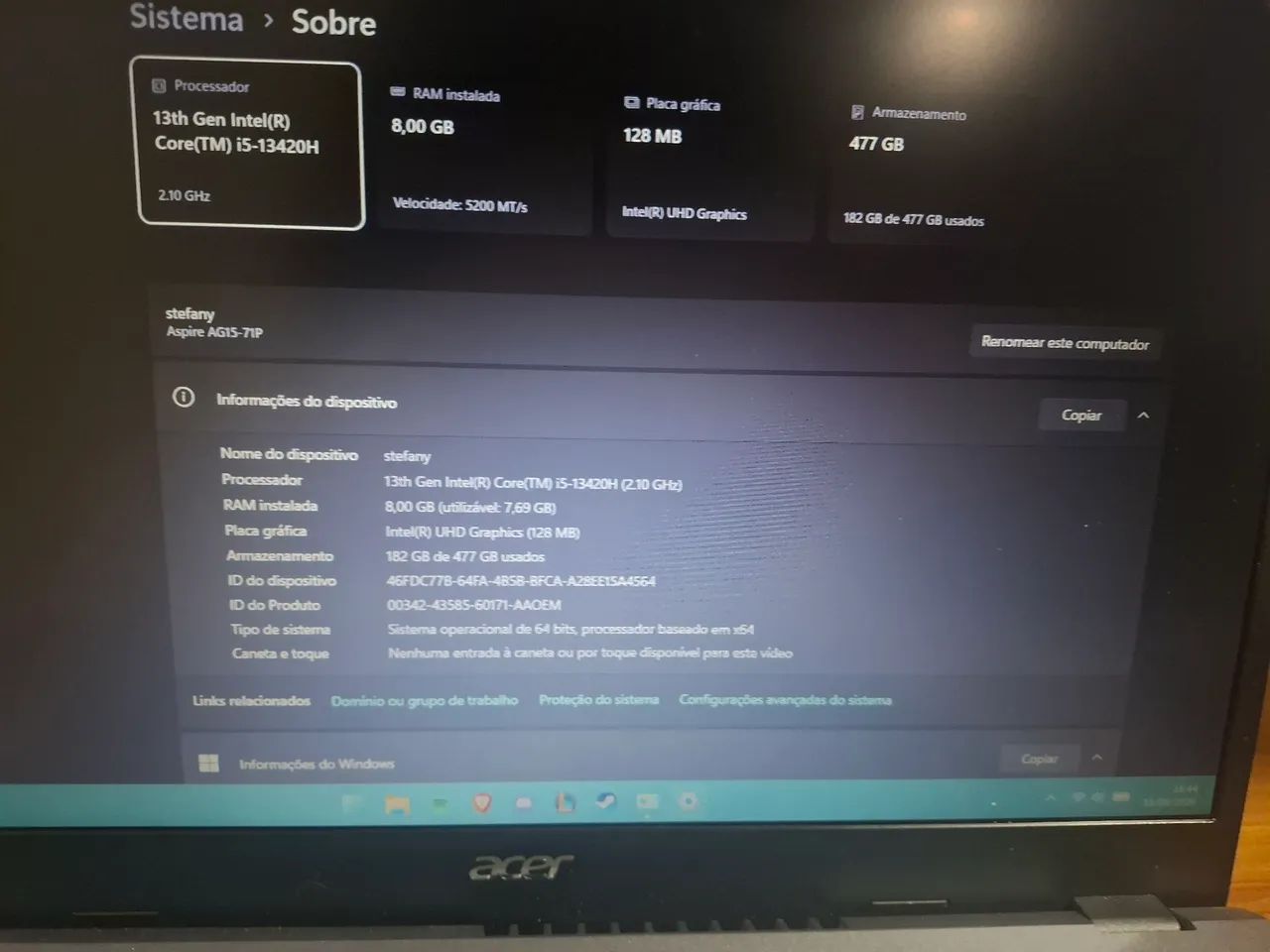 Notebook acer aspire - Foto 5