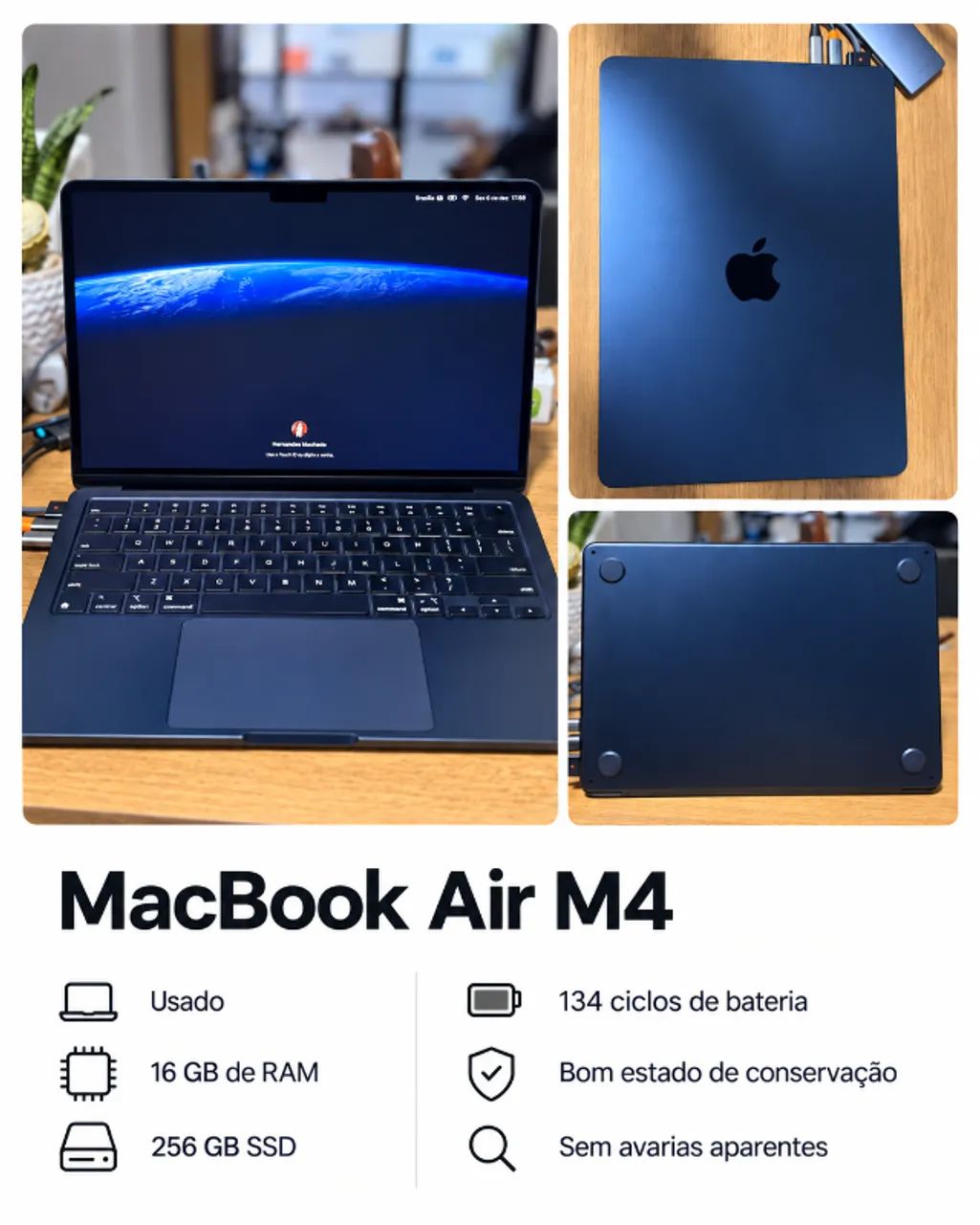 MACBOOK AIR M4 - 16GB - 256