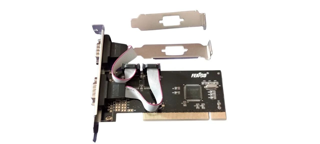 Feasso Placa Serial Pci X8 2 Portas