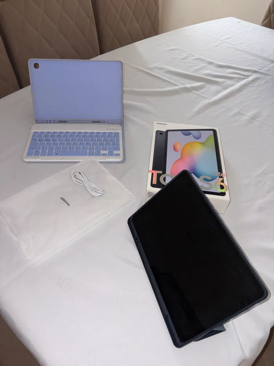 Samsung Galaxy Tab S6 Lite 64 GB + Caneta Original + Acessórios