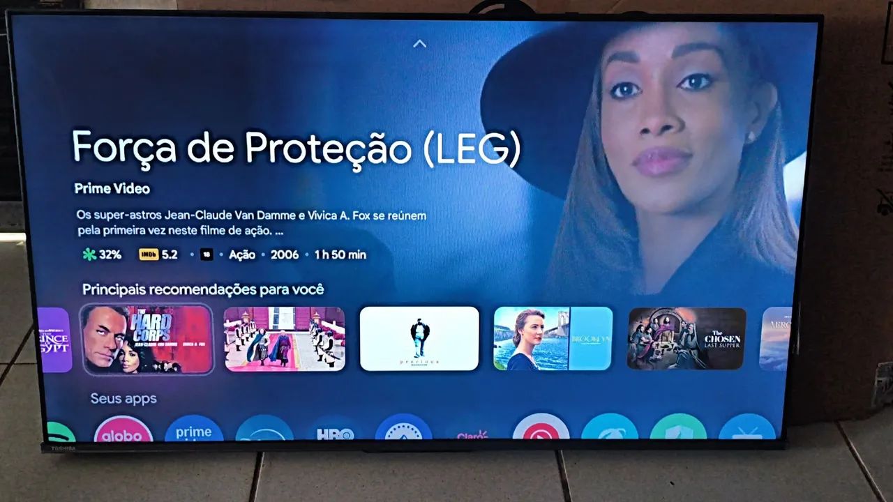Tv Smart Toshiba 50 Polegadas 4k Ultra HD Android Top de Verdade  - Foto 5