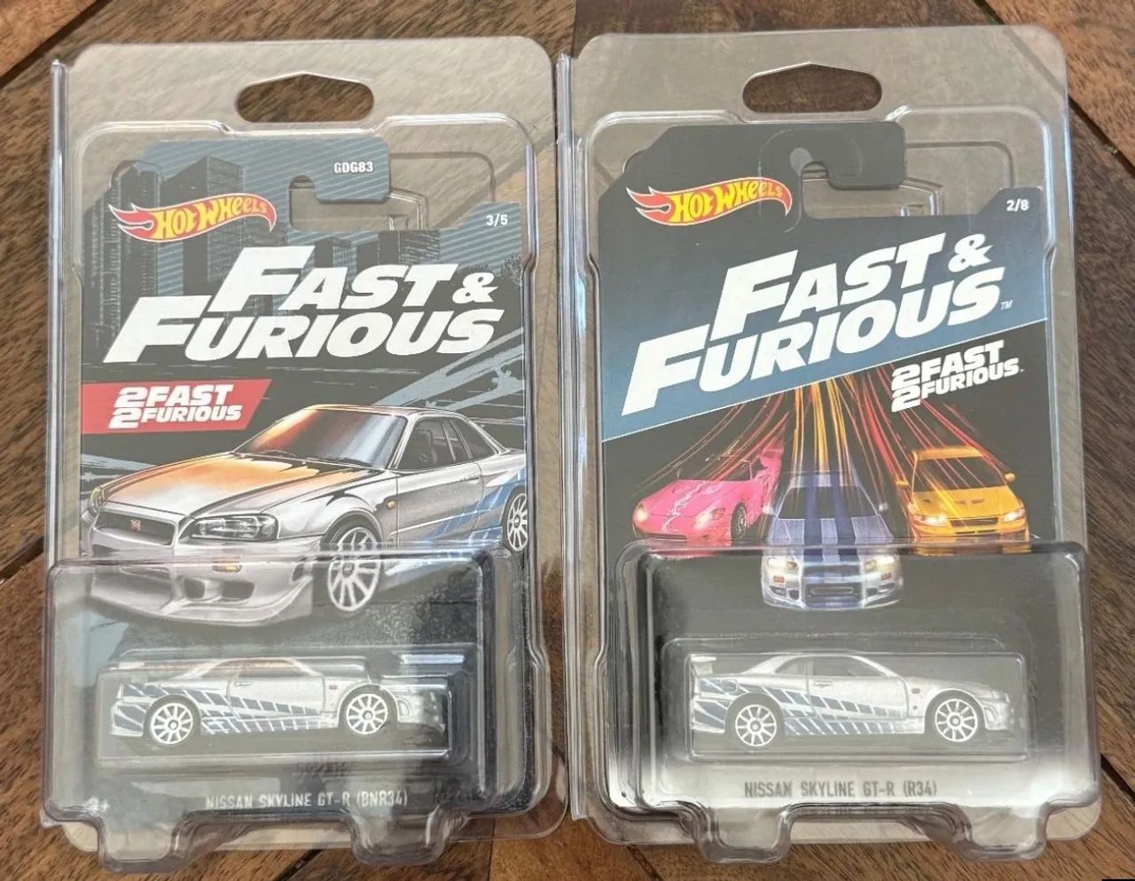 Hot Wheels 2 Fast 2 Furious Nissan Skyline GT-R (BNR34) 2016 e 2020