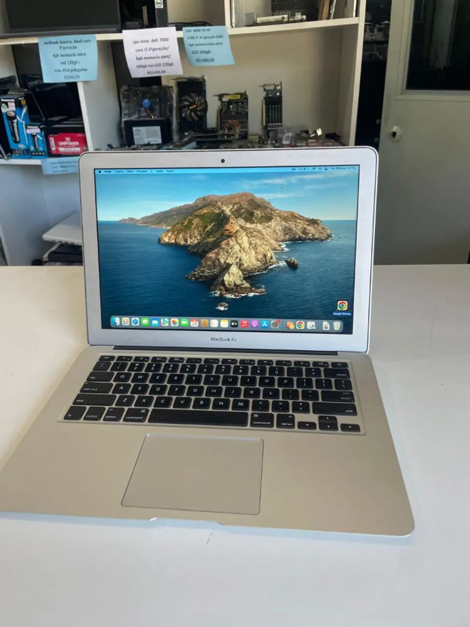 macbook air 13 core i5/4gb memoria/ssd 240gb/ mid 2012 perfeito com garantia e nf - Foto 5