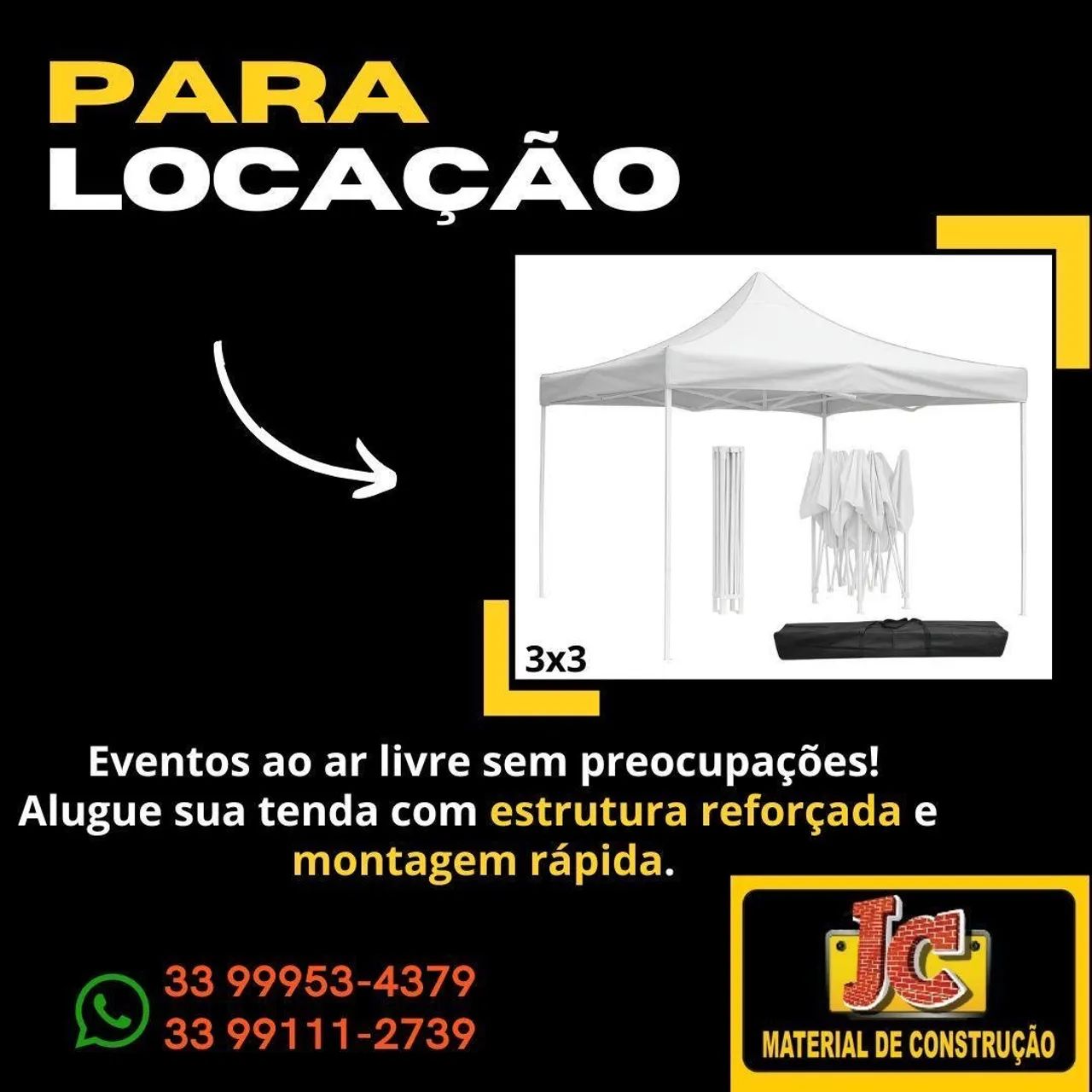 LOCAÇÃO DE TENDAS 
