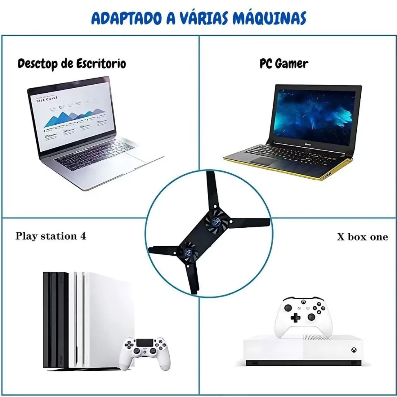 Base notebook Cooler usb - Foto 5