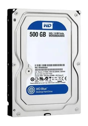 Hd 500gb - Sata - Wd Blue - 7200rpm - Pc - Oem. Cor Unica