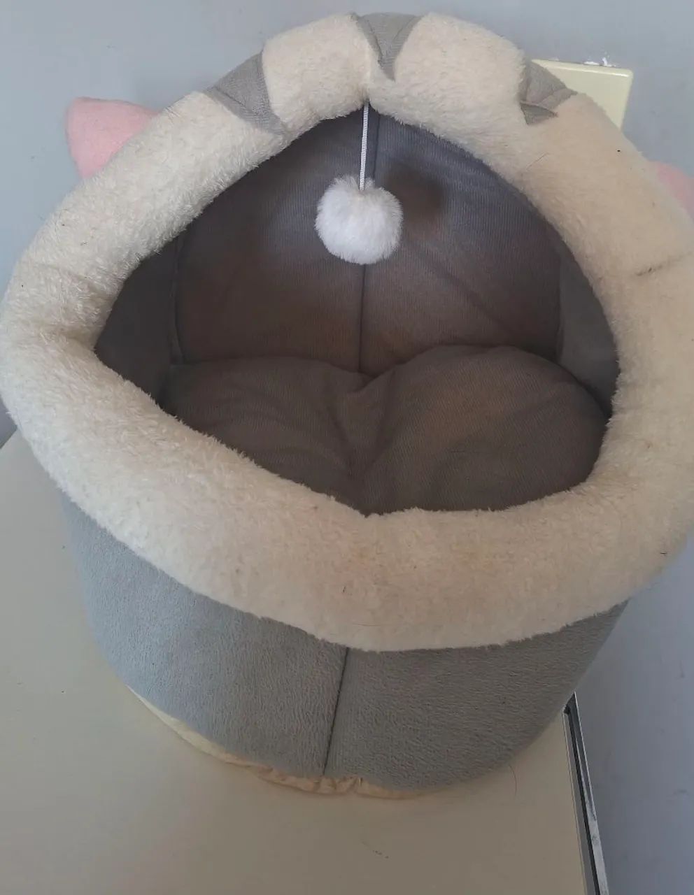 Cama de gato filhote rosa - Foto 2