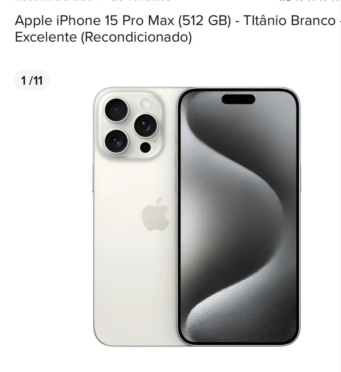 iPhone 15 pro max 512gb - Celulares e Smartphones - Graça
