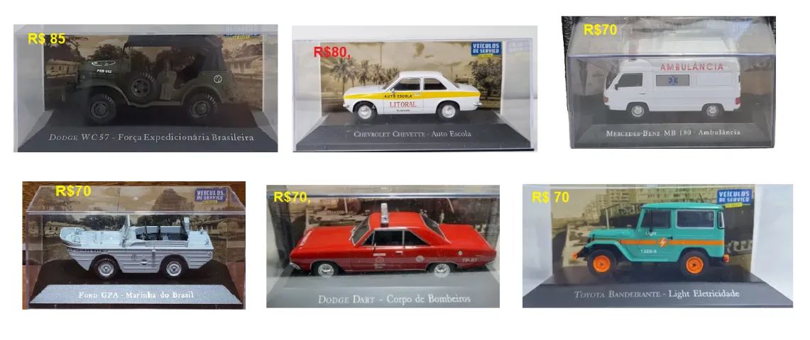 Miniaturas diversas 1:43