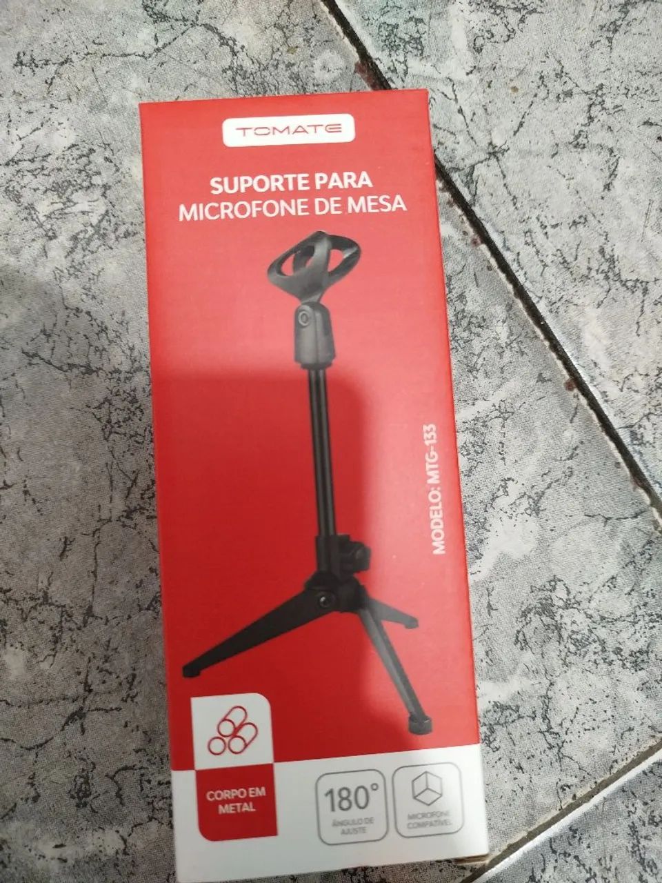 Suporte para microfone de mesa - Foto 2