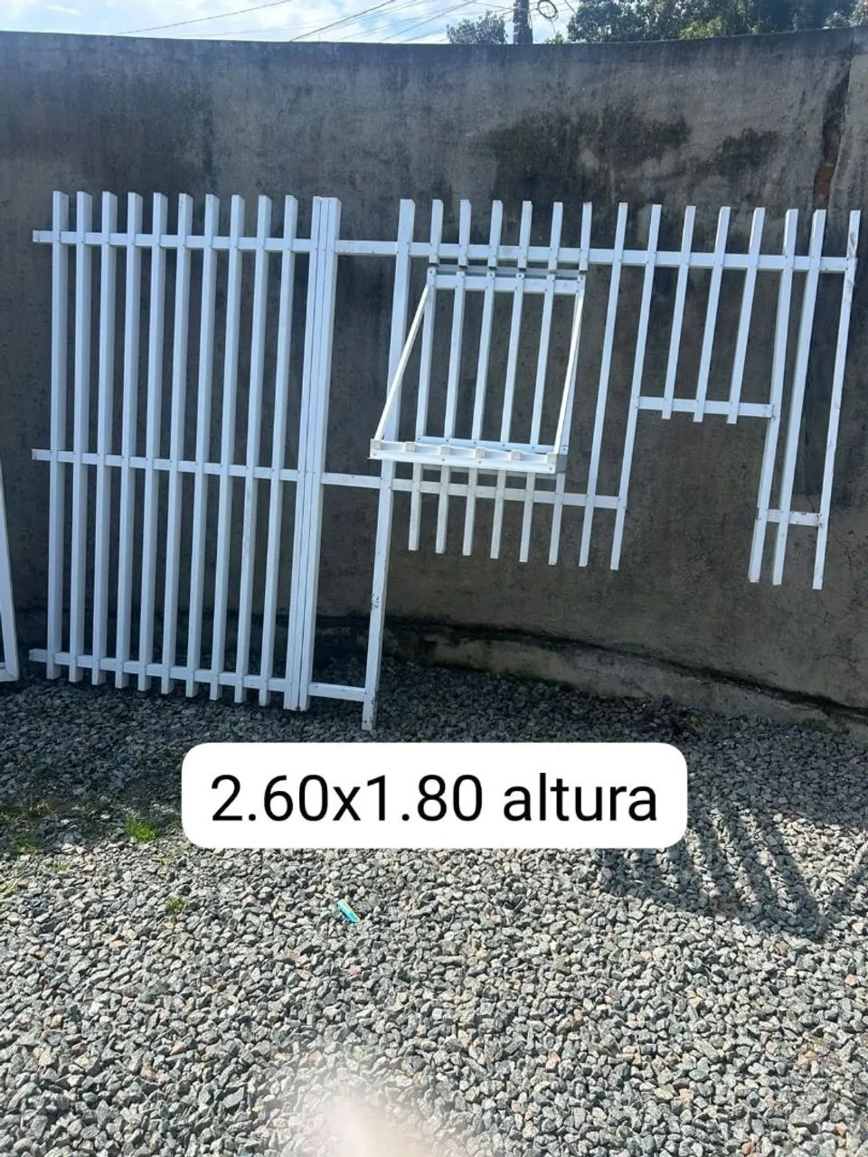 Grades e portão de alumínio  - Foto 2