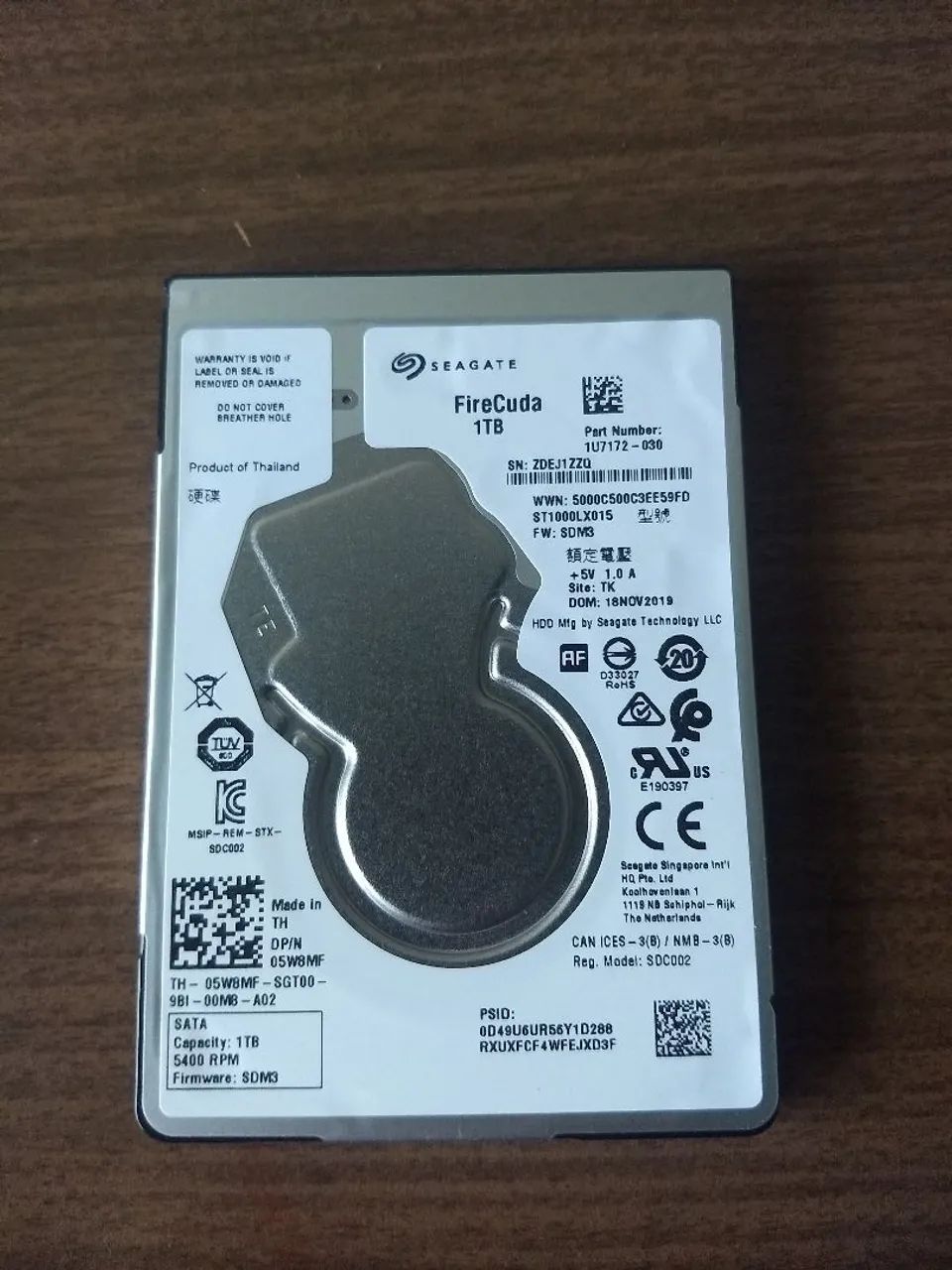 HD Seagate Firecuda 1 TB