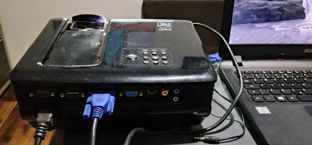 Projetor beng 515 completo com adaptador HDMI - Foto 2