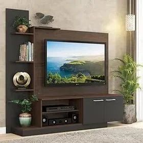 Home Theater para Tv até 55 Polegadas com Nichos 2 Portas Dividimos Em Até 10x Sem Juros - Foto 2