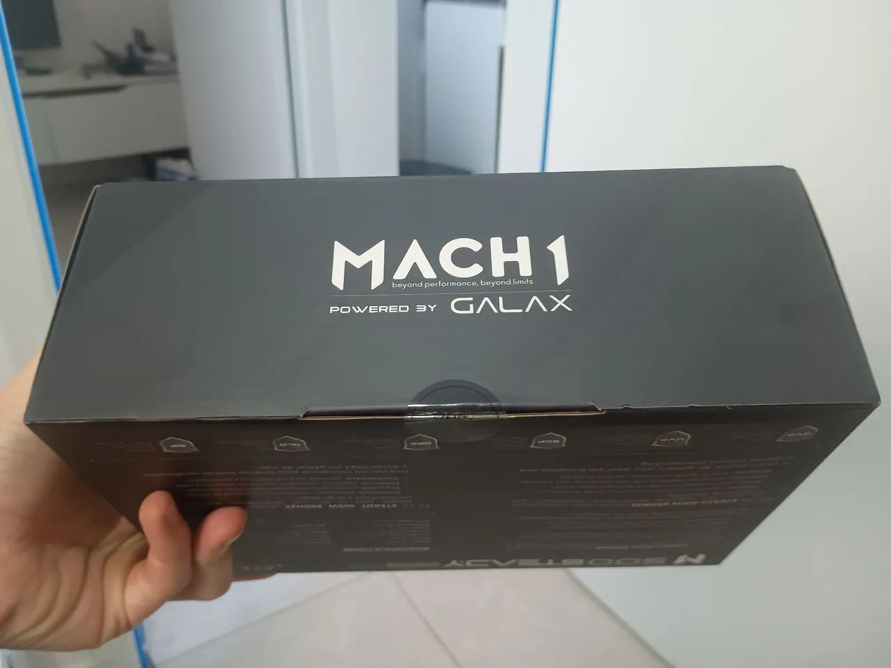 FONTE 500W 80 PLUS MACH1 SEMI NOVA - Foto 2