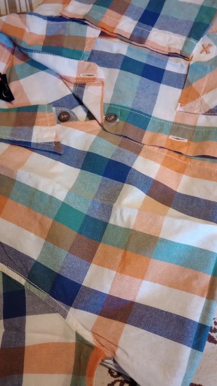 Camisa infantil Xadrez - Foto 4