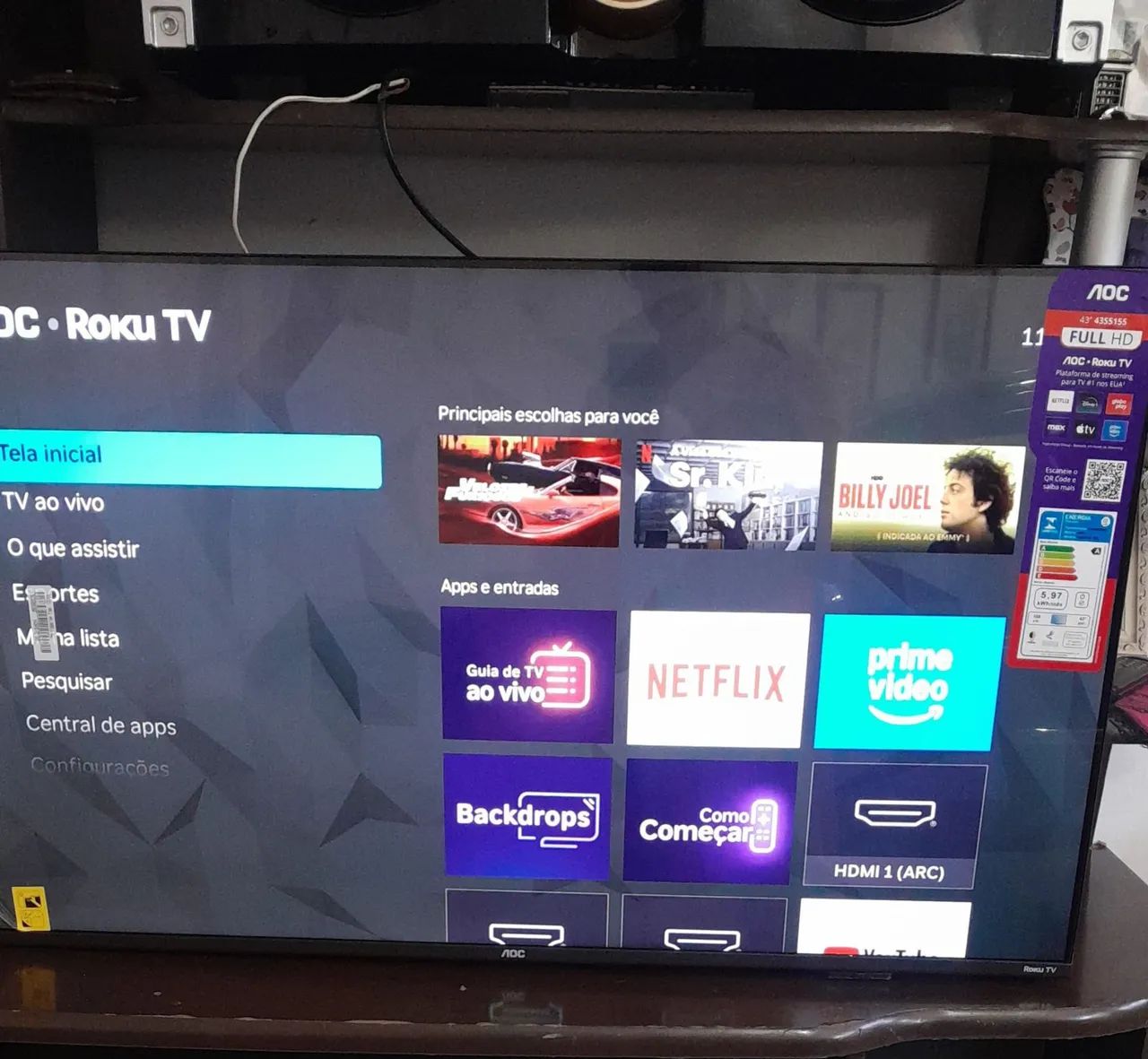 Vendo tv smart 43 . Nova na caixa - Foto 2