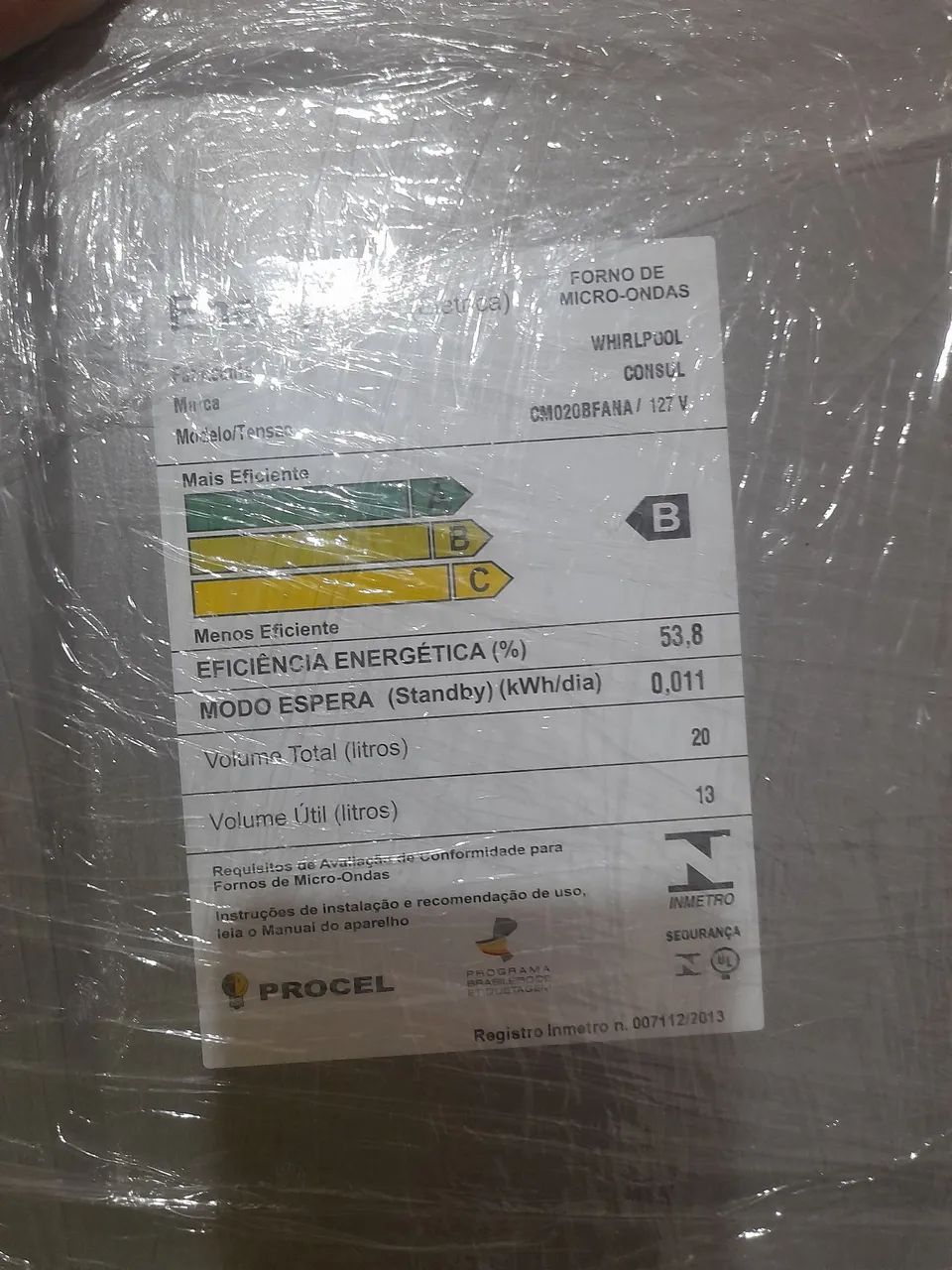 Micro ondas consul 20L 127V - Foto 2
