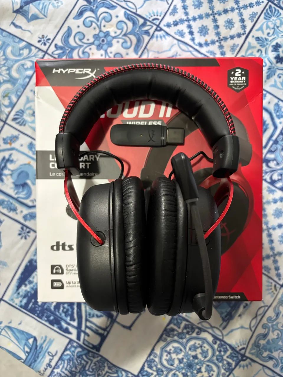 Fone HyperX Cloud 2 Wireless ORIGINAL - Foto 2
