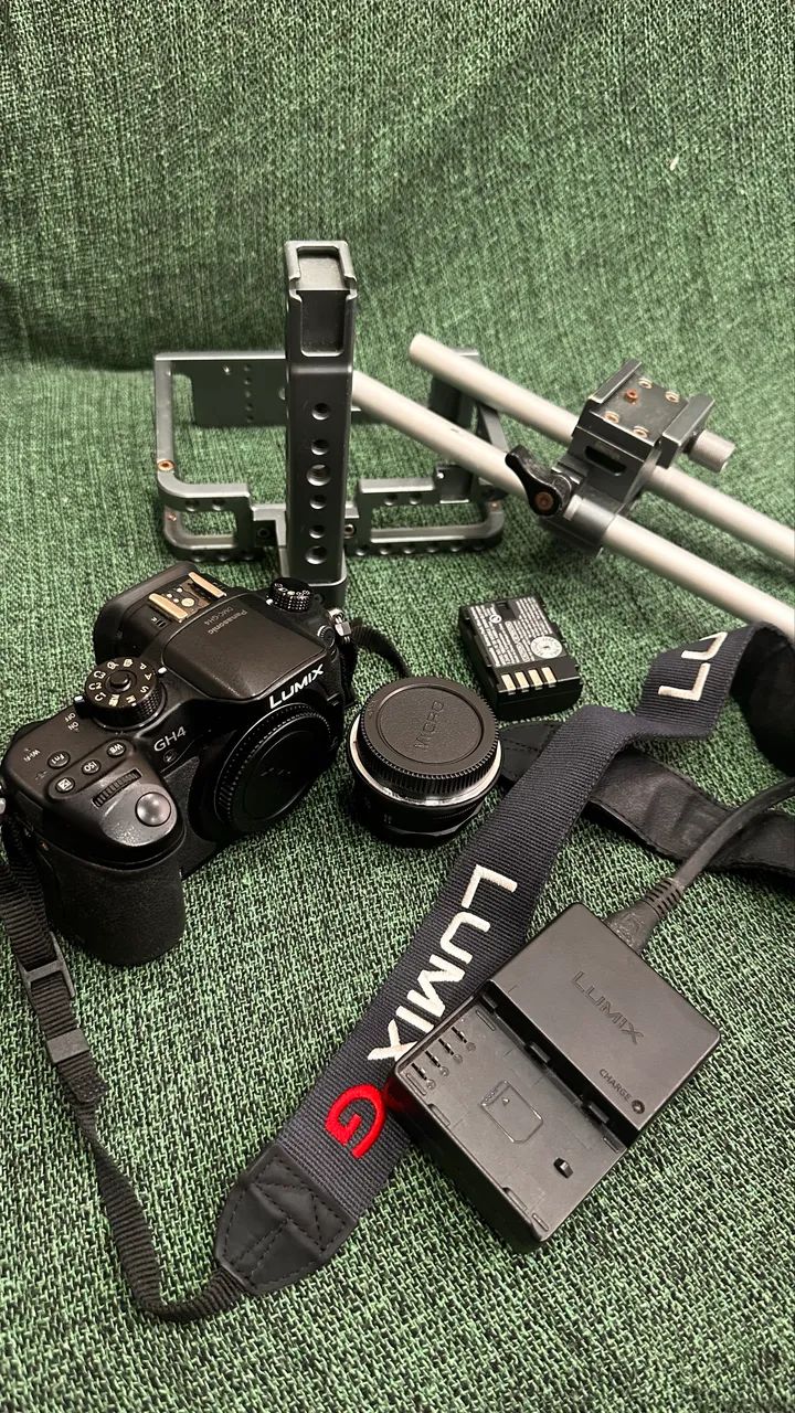 Câmera Gh4 + lente + acessórios - Foto 3