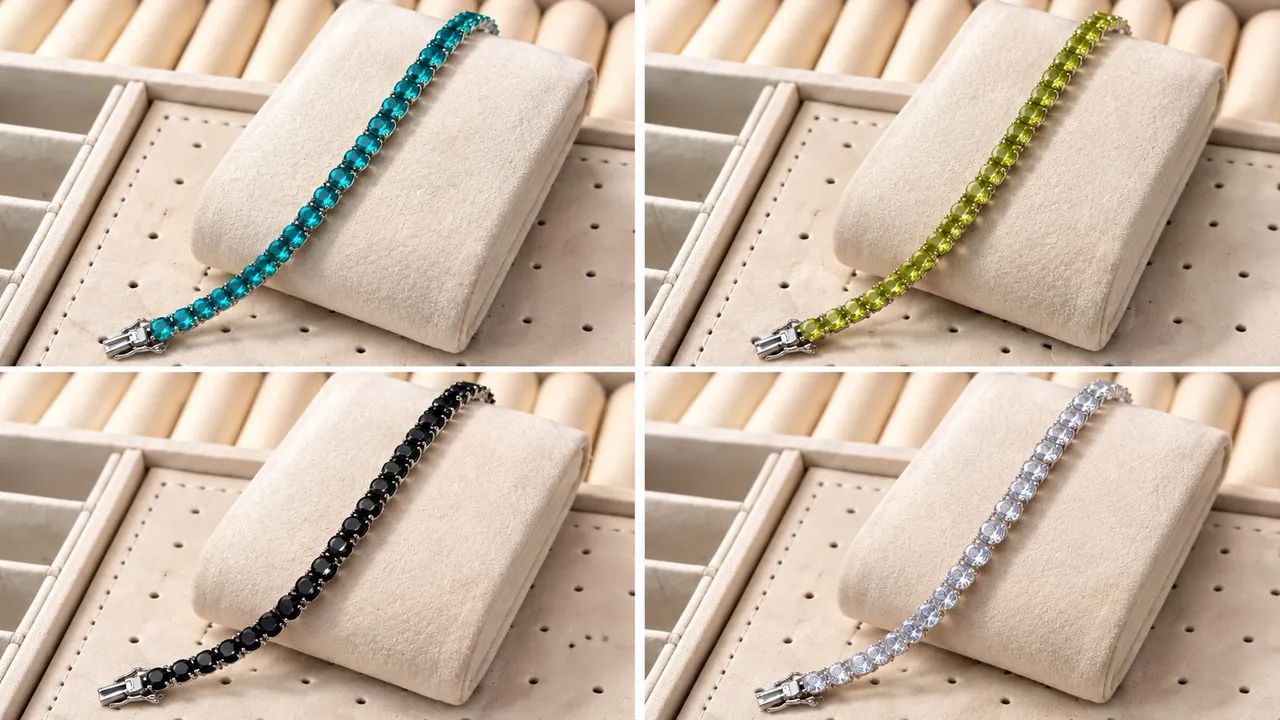 Pulseira Riviera 4MM Zirconia