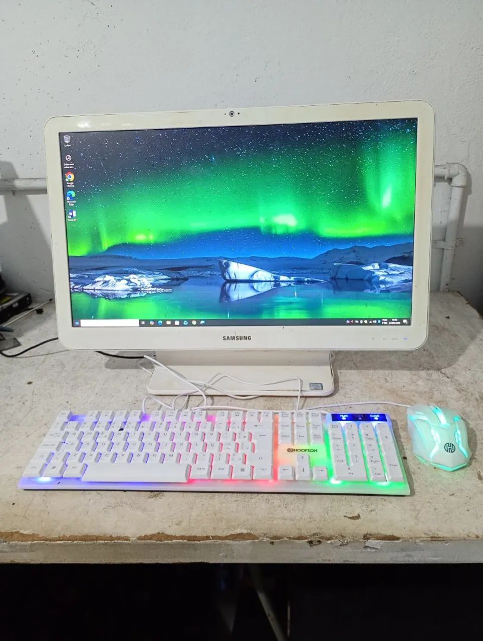 Computador Samsung core i3 8GB SSD All In One 22 polegadas top 