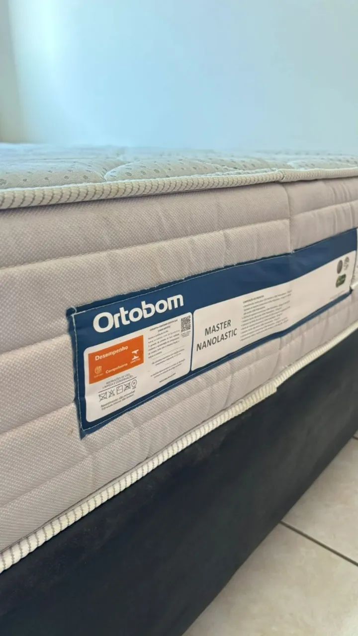 Cama de Casal Ortobom completa - Colchão e base  - Foto 3