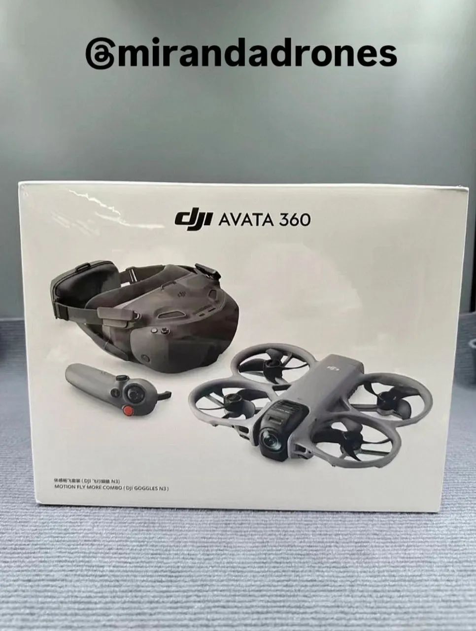 DRONE DJI AVATA 360 MOTION COMBO LACRADO PRONTA ENTREGA!