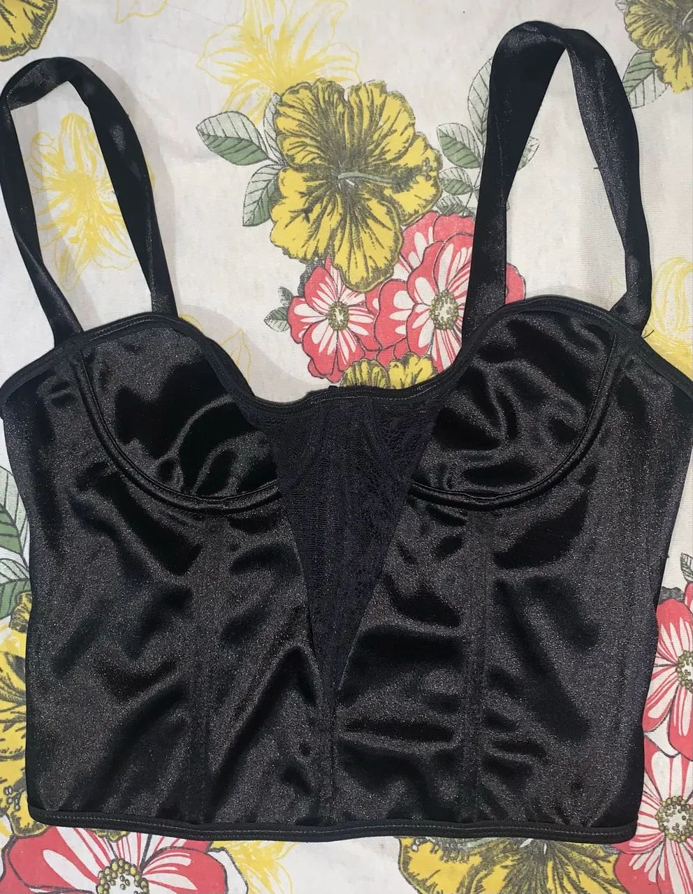 Corset acetinado Shein - Foto 4
