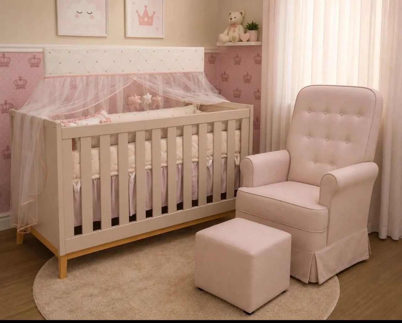 BERÇO INFANTIL MENINA 